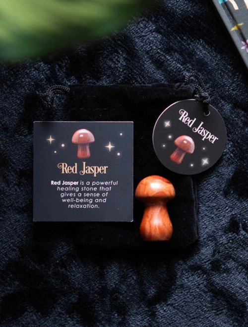 Magical Red Jasper Crystal Mushroom Magical Red Jasper Crystal Mushroom