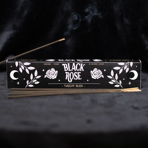 Black Rose Incense Sticks: Twilight Blush Scent