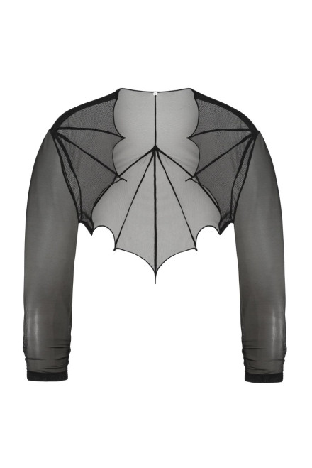 Necessary Evil Cybele Mesh Bat Wing Bolero Necessary Evil Cybele Mesh Bat Wing Bolero