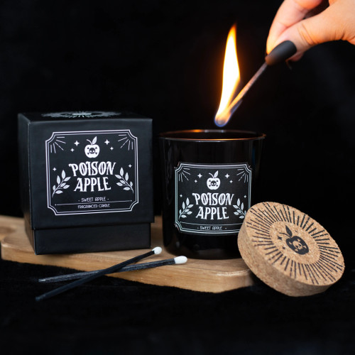 Poison Apple Gothic Candle: Sweet Apple Scent Poison Apple Gothic Candle: Sweet Apple Scent