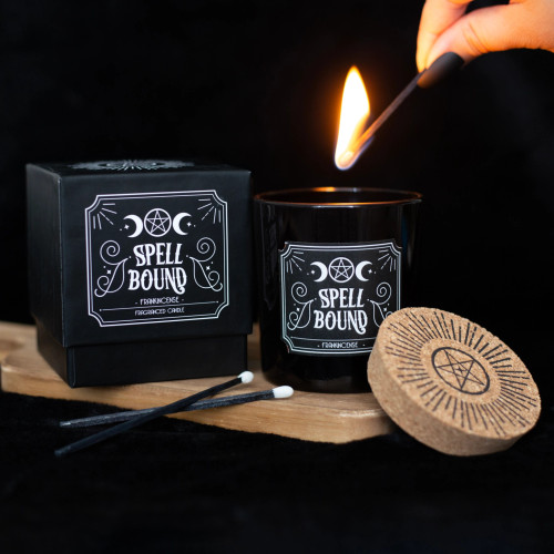 Spell Bound Gothic Candle: Frankincense Scent Spell Bound Gothic Candle: Frankincense Scent