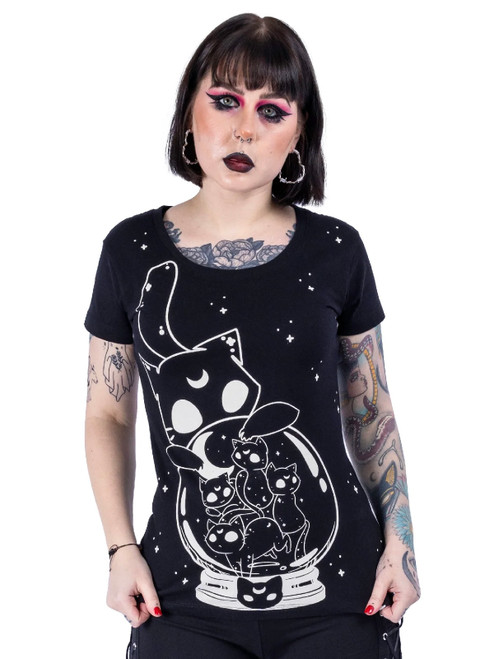 Cupcake Cult Psychic Kitty T-Shirt Cupcake Cult Psychic Kitty T-Shirt