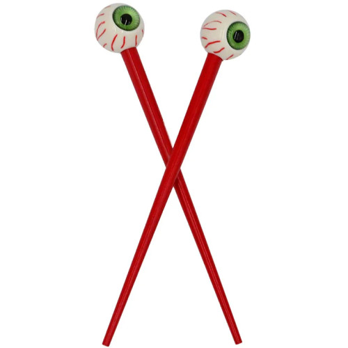 Kreepsville 666 Green Eyeball Hair Sticks
