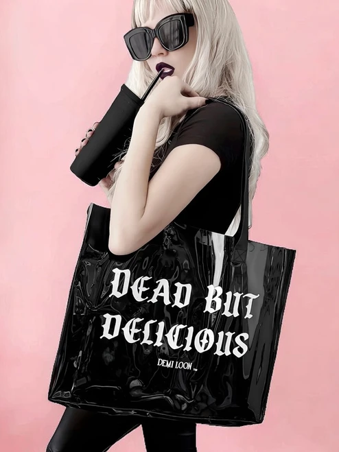 Demi Loon Dead But Delicious Jelly Tote Bag