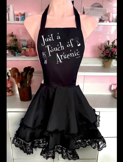 Just A Touch of Arsenic Retro Apron Just A Touch of Arsenic Retro Apron