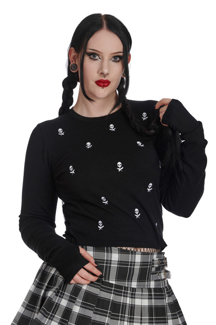 Banned Nevermore Knitted Jumper: Small to 2XL