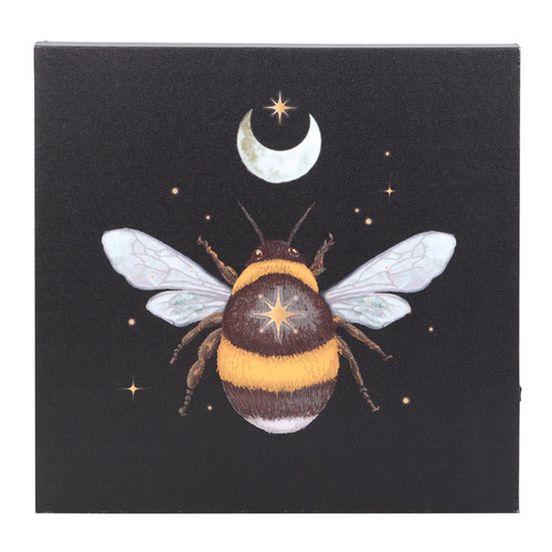 Forest Bee Light Up Canvas Plaque Forest Bee Light Up Canvas Plaque