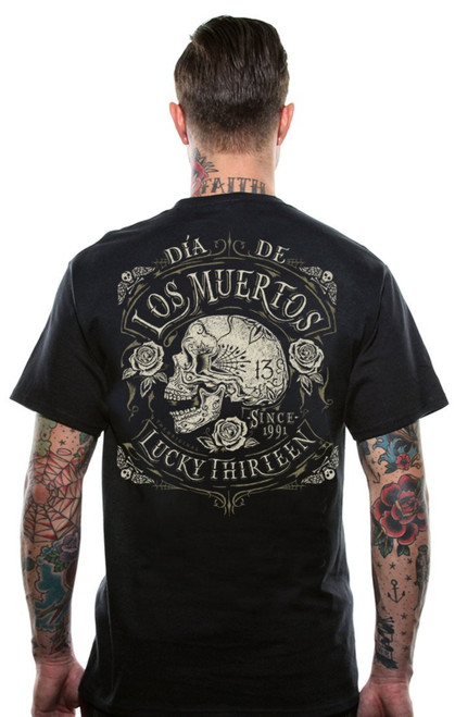 Lucky 13 Dead Skull Tee - Small, XL and 3XL Lucky 13 Dead Skull Tee - Small, XL and 3XL