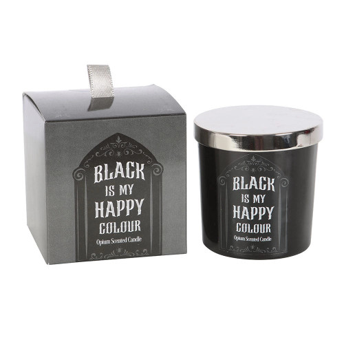 Black Is My Happy Colour Candle: Opium Scent Black Is My Happy Colour Candle: Opium Scent