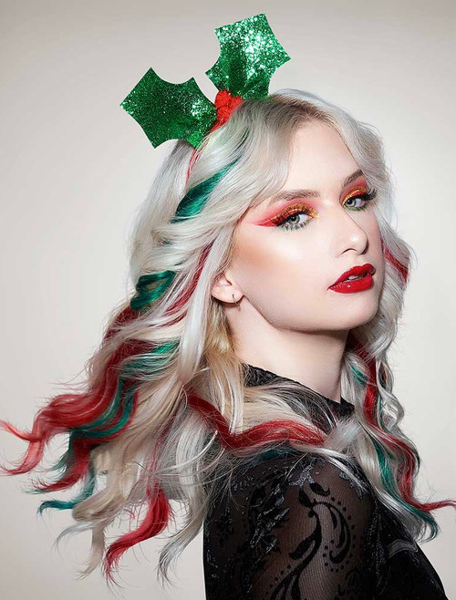 Attitude Holly Jolly Duo: Vampy Red and Jealous Green Hair Dyes