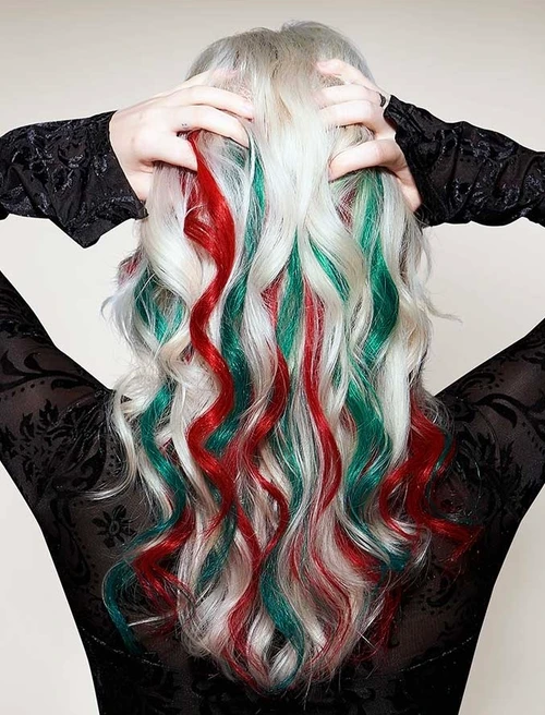 Attitude Holly Jolly Duo: Vampy Red and Jealous Green Hair Dyes