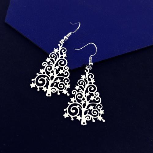 Christmas Tree Stainless Steel Earrings Christmas Tree Stainless Steel Earrings