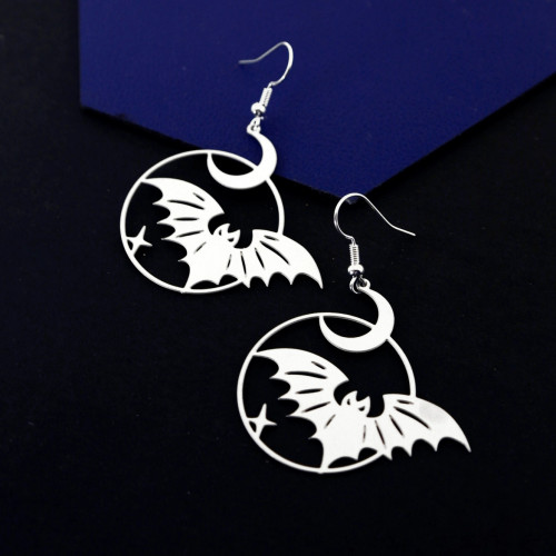 Mystical Bats Stainless Steel Earrings Mystical Bats Stainless Steel Earrings