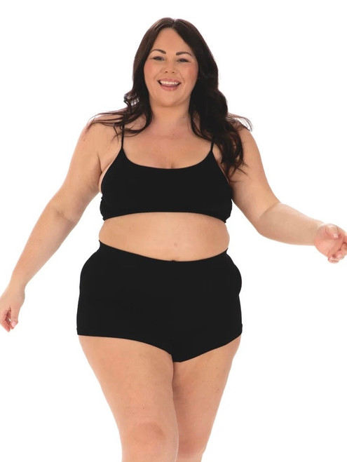 Pamela Mann Ribbed Seamfree Boxer Shorts - Size 12-16 Pamela Mann Ribbed Seamfree Boxer Shorts - Size 12-16