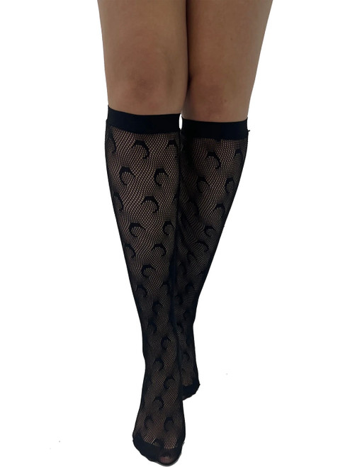Pamela Mann Crescent Moon Net Knee Socks Pamela Mann Crescent Moon Net Knee Socks