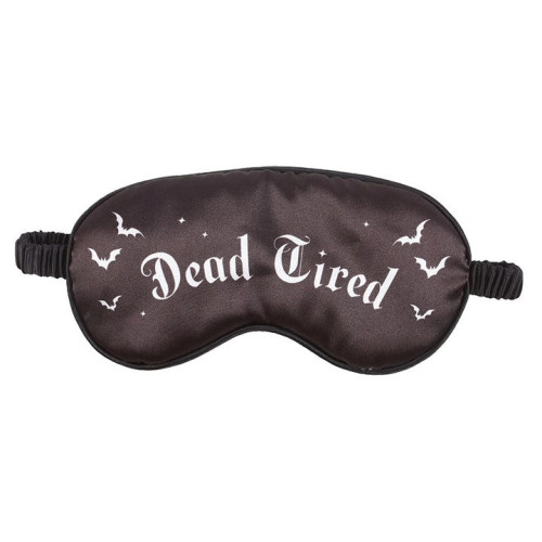 Satin Sleep Mask: Dead Tired Satin Sleep Mask: Dead Tired