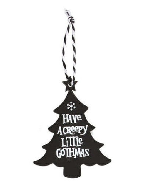 Creepy Christmas Hanging Decoration: Have a Creepy Little Gothmas
