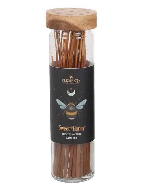Dark Forest Incense Sticks + Holder: Sweet Honey Dark Forest Incense Sticks + Holder: Sweet Honey