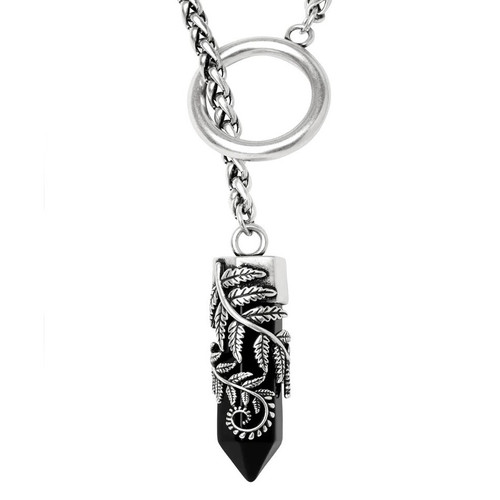 Restyle Crystal Fern O-Ring Necklace Restyle Crystal Fern O-Ring Necklace