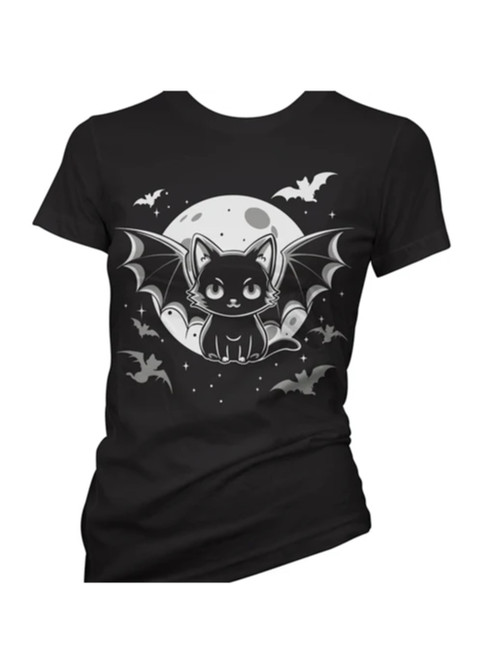 Cartel Ink Moon Kitten Women's T-Shirt