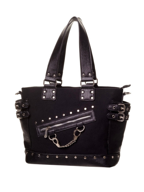 Banned Hellbound Handbag: Black