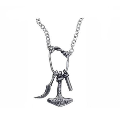 Alchemy Metal-Wear - Tor's Magiska Amulet: Force, Food & Fire Pendant