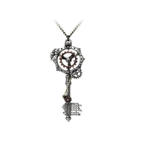 Alchemy Empire - Septagramic Coercion Gearwheel Key Pendant