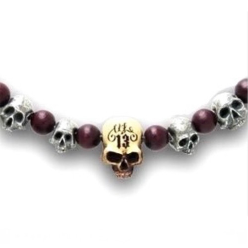 Alchemy UL13 Urban Accessories - Death Skull Beads Neckwear