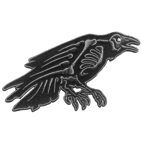 Kreepsville 666 Skelli Bones Raven Patch