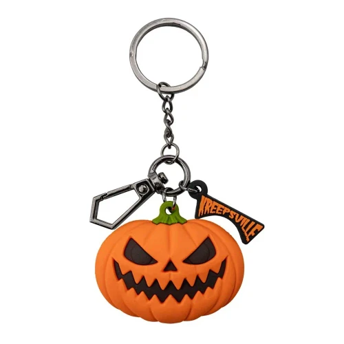 Kreepsville 666 3D Flat Keychain: Orange Pumpkin