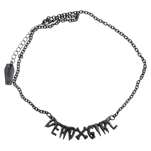 Kreepsville 666 Dead Girl Text Necklace