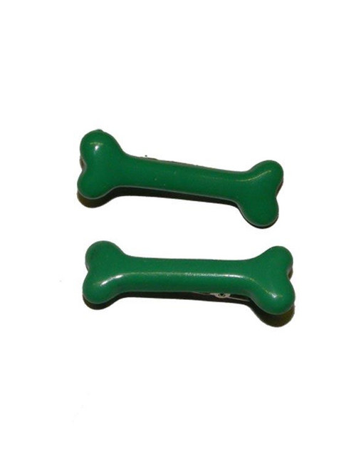 Kreepsville 666 Mini Bone Hair Slides: Green (2 Pack)