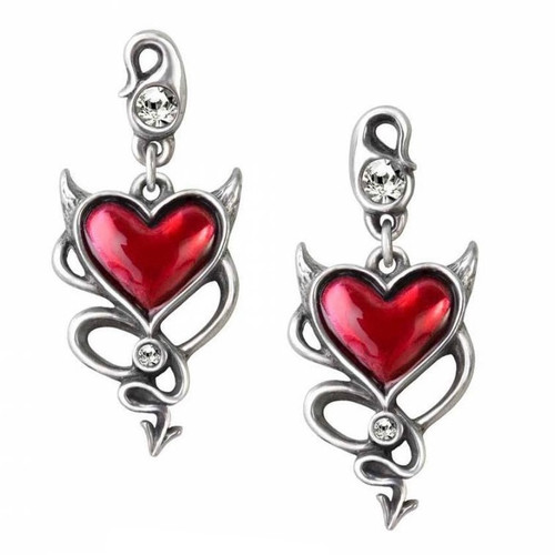 Alchemy Urban Accessories - Devil Heart Earrings