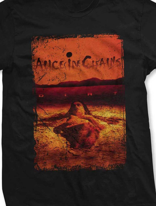 Alice In Chains Dirt Album T Shirt Suicide Glam Australia