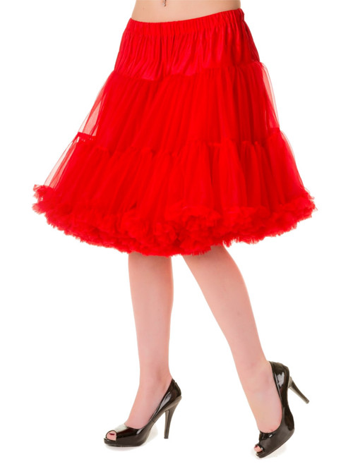 Banned Walkabout 20" Petticoat: Red Banned Walkabout 20" Petticoat: Red
