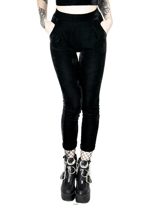 Restyle Black Velvet Pants - Small, 2XL and 3XL
