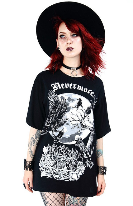 Restyle Oversized T-Shirt: Nevermore Restyle Oversized T-Shirt: Nevermore
