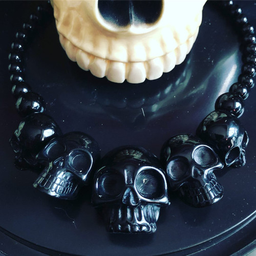 Diamond Skull Necklace | BE LOVED Jewelry