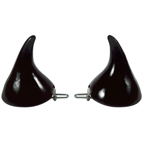 Kreepsville 666 Horror Horns Hair Clips: Black Kreepsville 666 Horror Horns Hair Clips: Black