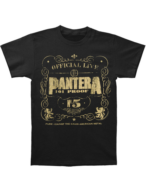 Pantera 101 Proof T-Shirt - Small and XL Pantera 101 Proof T-Shirt - Small and XL
