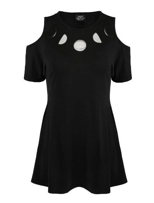 Restyle Mesh Tunic: Moon Phases - XS to 4XL Restyle Mesh Tunic: Moon Phases - XS to 4XL