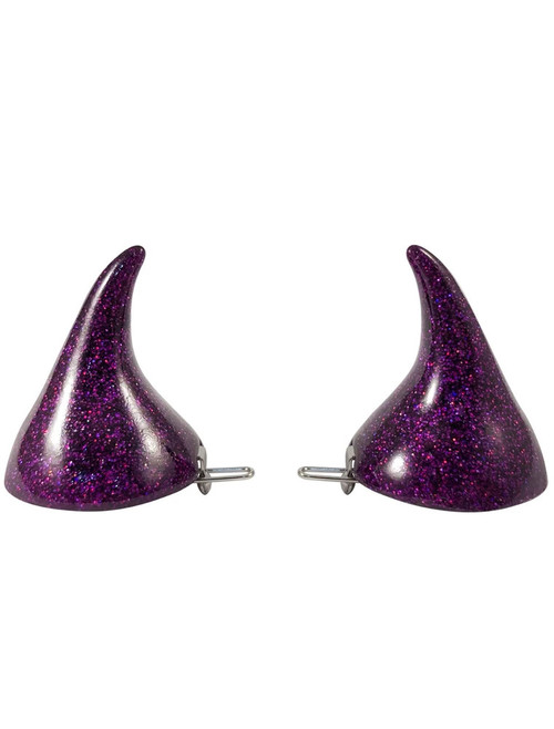 Kreepsville 666 Horror Hair Horns Silver Glitter Suicide Glam Australia