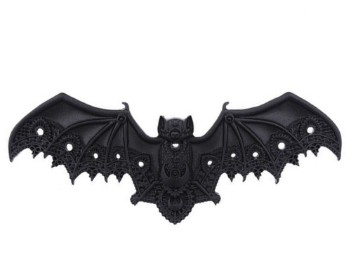 Restyle Lace Bat Hair Clip: Black Restyle Lace Bat Hair Clip: Black