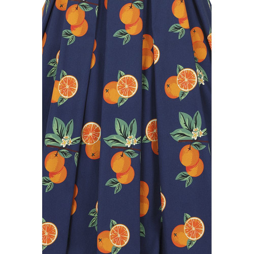 collectif oranges dress Caterina Orange Flared Dress