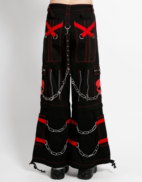 Tripp NYC Skull Zip Off Pants: Black 