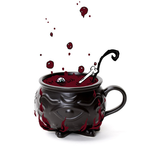 Rogue + Wolf Witch Cauldron Mug: 400ml Rogue + Wolf Witch Cauldron Mug: 400ml
