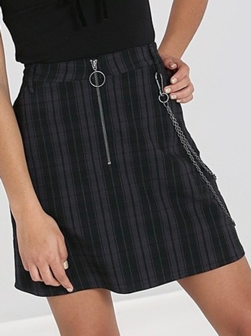 Hell Bunny Storm Stretch Mini Skirt - Small to 4XL Hell Bunny Storm Stretch Mini Skirt - Small to 4XL