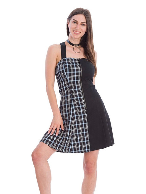 Banned Death Check Dress - XS to Large Banned Death Check Dress - XS to Large