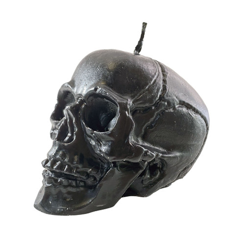 Sourpuss Anatomical Skull Candle: Black - Amber Scent Sourpuss Anatomical Skull Candle: Black - Amber Scent