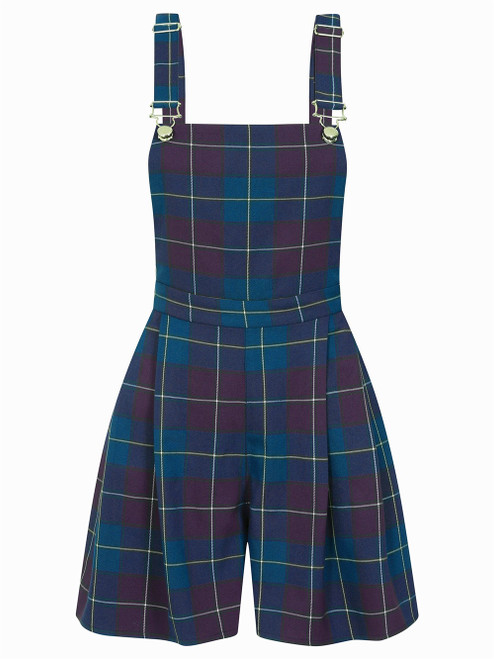 Collectif Hani Mermaid Check Playsuit - Small